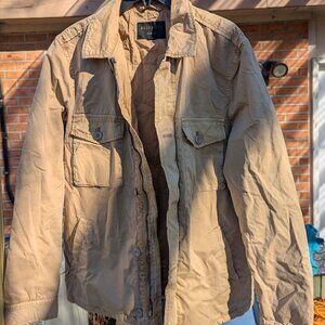 Allsaints beige utility jacket, 100% cotton